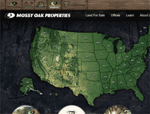 Tablet Screenshot of mossyoakproperties.com